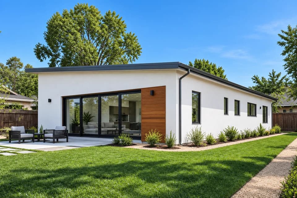 Residence 1000 architectural concept in natural daylight
