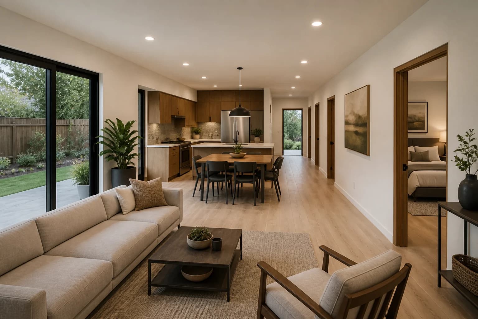 Residence 1000 two-bedroom interior concept