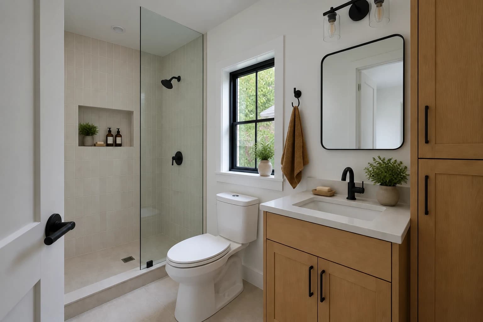 Cottage 600 bathroom concept in natural daylight with artificial lights off