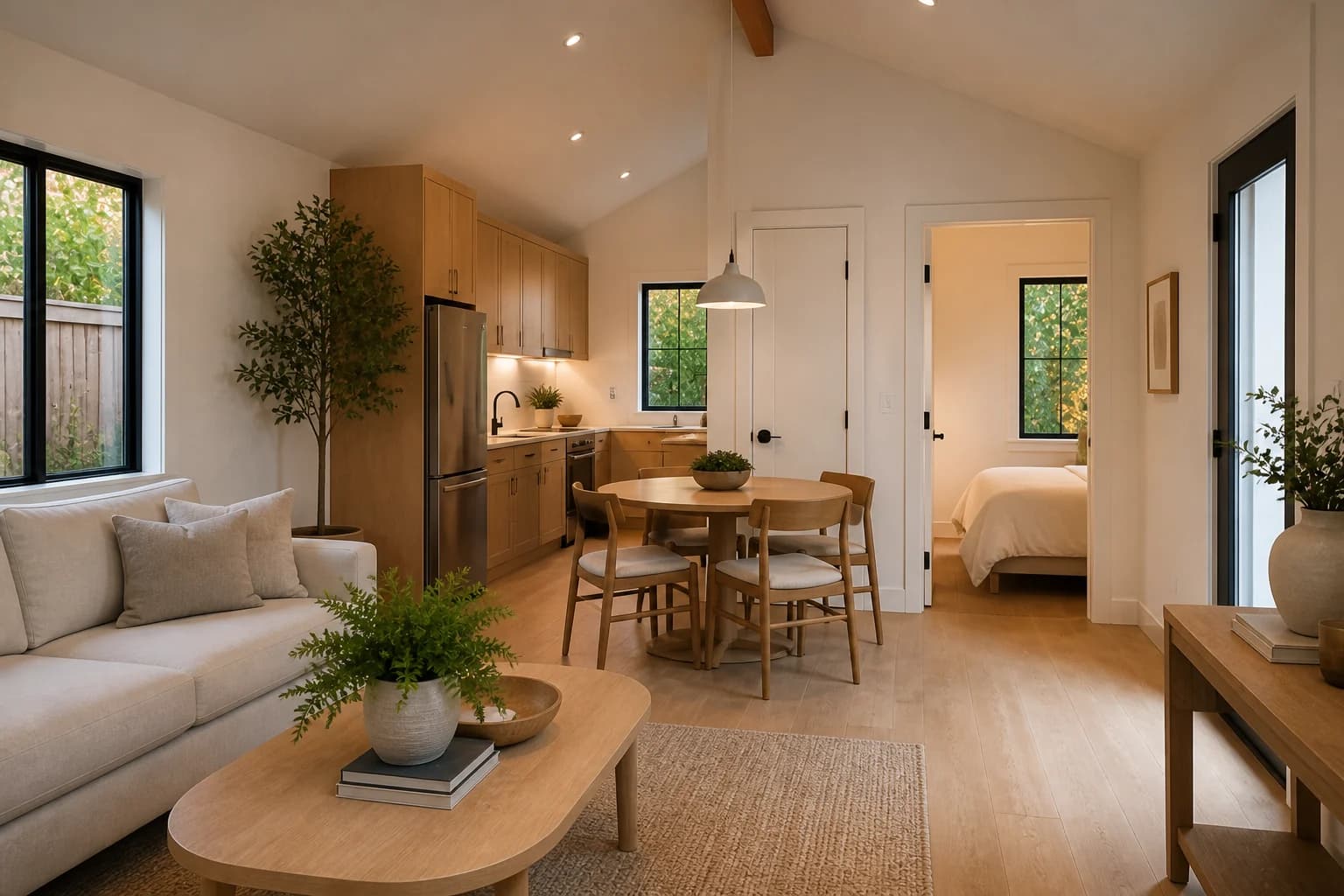 Cottage 600 one-bedroom interior concept