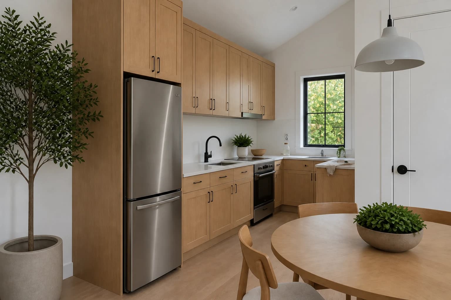 Cottage 600 kitchen concept in natural daylight with artificial lights off