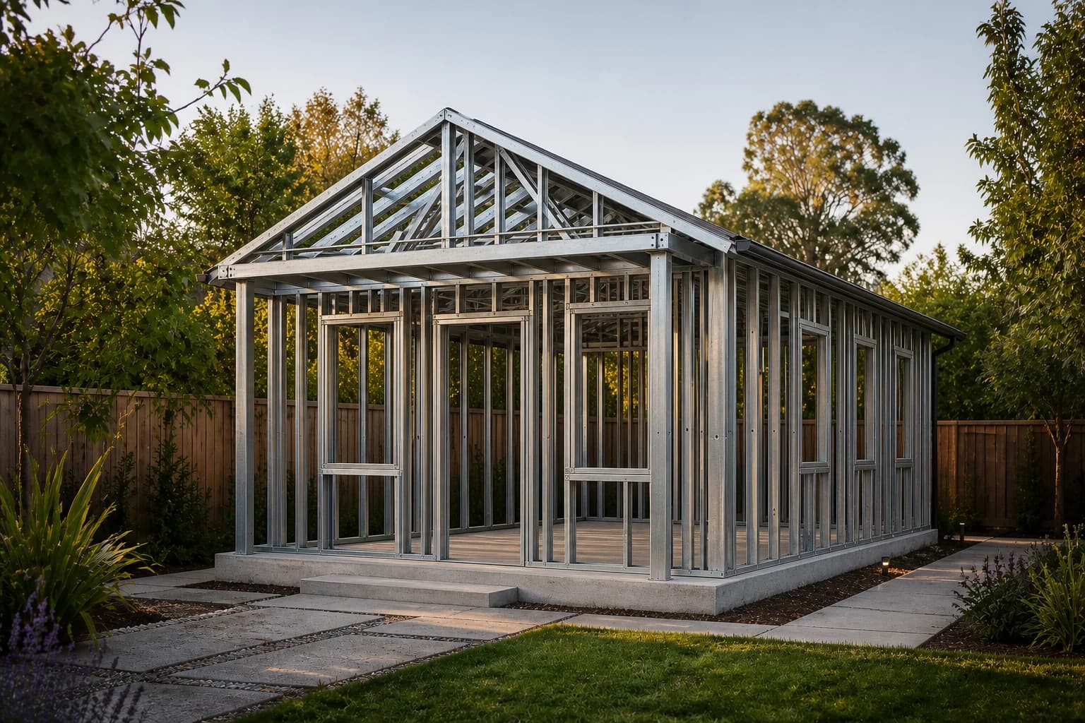 Cottage 600 light-gauge steel framing concept