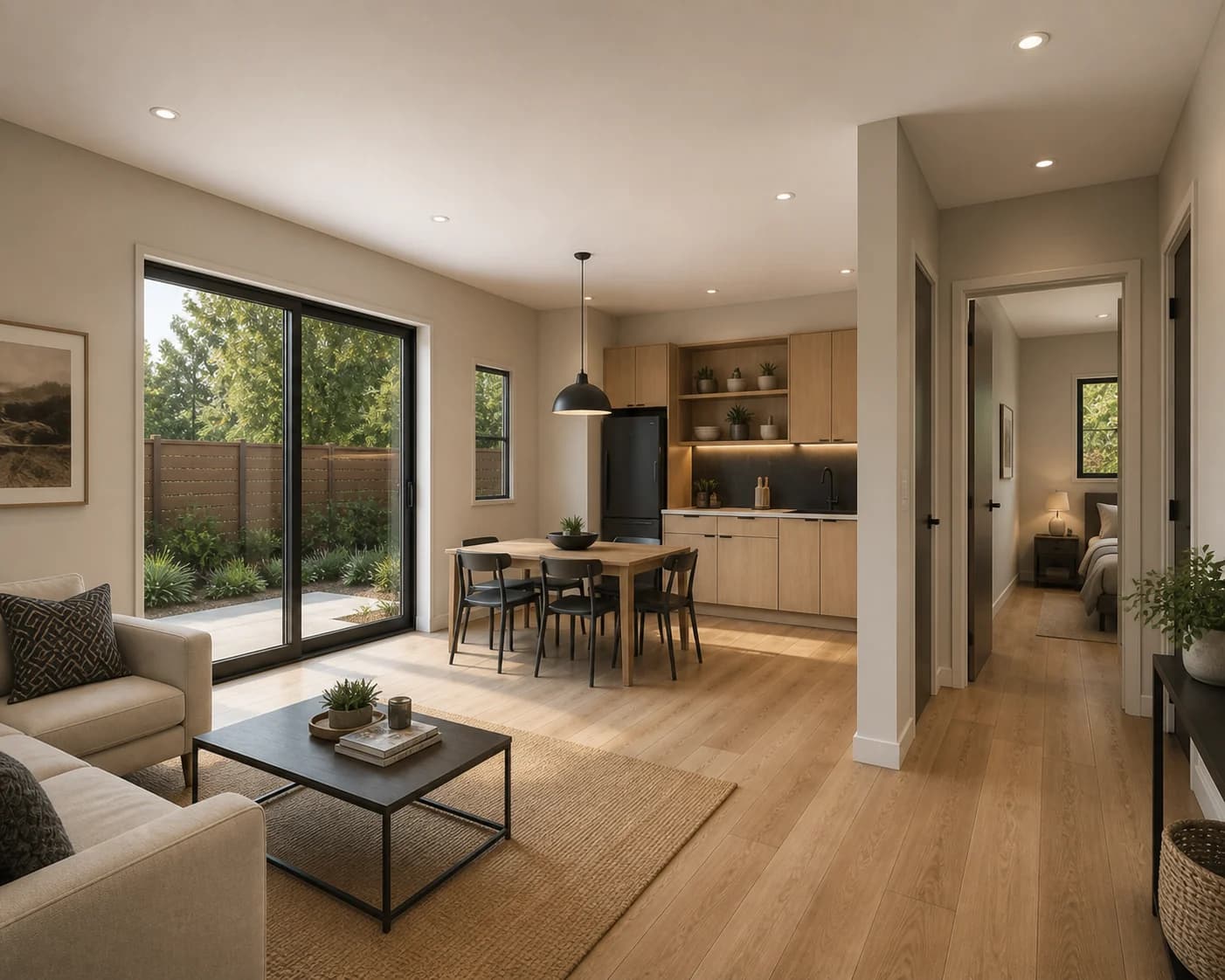 Flex 750 two-bedroom interior concept